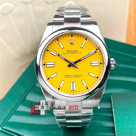 rolex perpetual yellow|rolex oyster perpetual 2020 price.